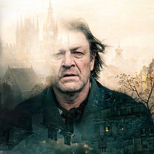 Poster for the series "The Frankenstein Chronicles". Un proyecto de Ilustración tradicional, Diseño, Collage, Vídeo, Diseño de carteles, Dibujo digital, Fotomontaje y Matte Painting de Irina Sovetova - 08.01.2022