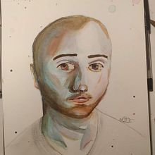 Mi Proyecto del curso: Retrato artístico en acuarela. Un progetto di Belle arti, Pittura, Pittura ad acquerello e Disegno di ritratti di Estela Sanz - 08.01.2022