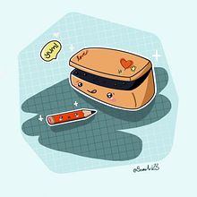Primo esercizio di illustrazione stile KAWAII. Traditional illustration project by Sami Drawings - 01.07.2022