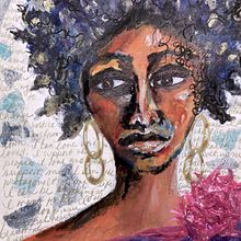 Audre. Un projet de Peinture acr, lique, Dessin artistique, Créativité, Collage, Peinture, Éducation, Écriture créative, Scénario, Stor, telling, Aquarelle, Vidéo, Scénographie , et Cinéma, vidéo et télévision de manuelsimons_email - 07.01.2022
