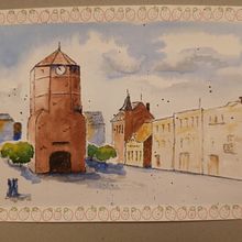 Mój projekt z kursu: Rysunek architektoniczny akwarelą i tuszem. Un proyecto de Bocetado, Dibujo, Pintura a la acuarela, Ilustración arquitectónica, Sketchbook e Ilustración con tinta de Agata Popiel-Machnicka - 08.01.2022