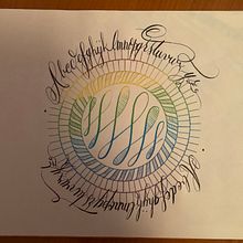 Il mio progetto del corso: Calligrafia inglese dalla A alla Z. Un progetto di Calligrafia di Mario Orlando - 08.01.2022