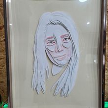 My project in 3D Portraits with Paper Layers course. Un proyecto de Artesanía, Bellas Artes y Papercraft de Nikolas Karasamanis - 08.01.2022