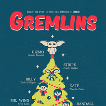 Infografía | Gremlins. Infographics, Traditional illustration, and Graphic Design project by Daniela Suárez - 11.04.2020