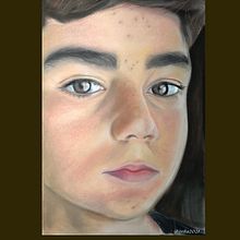Mi Proyecto del curso: Retrato realista al pastel tiza. Traditional illustration, Fine Arts, Drawing, Portrait Drawing, and Realistic Drawing project by Ivannia Lazzaro - 01.06.2022
