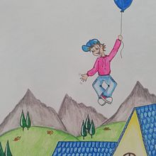 Los Globos Mágicos Ein Projekt aus dem Bereich Traditionelle Illustration, Zeichnung, Aquarellmalerei und Kinderillustration von ISABEL Mª FERNANDEZ DEL BAÑO - 09.01.2022