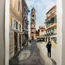 Il mio progetto del corso: Tecniche moderne di acquerello paesaggistico. Painting, and Watercolor Painting project by lucacastorani - 01.09.2022