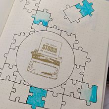 Il mio progetto del corso: Introduzione al bullet journal illustrato. Traditional illustration, Arts, Crafts, Lettering, Drawing, Botanical Illustration, DIY, H, and Lettering project by Giusj Viola - 01.09.2022