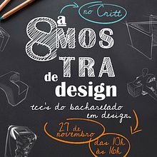8ª Mostra de Design - UFJF. Un progetto di Design e Graphic design di Maria Clara Muniz Zenderski - 09.01.2022