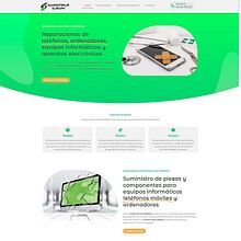 Diseño web empresa tecnológica. Een project van Webdesign, Logo-ontwerp,  Br e ing en identiteit van Miguel Castaño - 01.01.2022