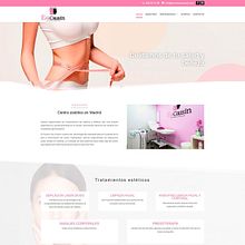 Diseño web centro estética. Een project van Webdesign,  Br e ing en identiteit van Miguel Castaño - 02.01.2022