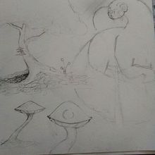 One Sitting's Worth of Sketches. Un projet de Illustration traditionnelle, Esquisse , Créativité, Dessin , et Carnet de croquis de Grace - 08.01.2022