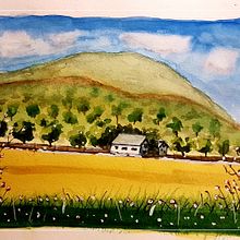 Mein Kursprojekt: Aquarellreiseheft. Traditional illustration, Watercolor Painting, Architectural Illustration, and Sketchbook project by Thorsten Krause - 01.09.2022