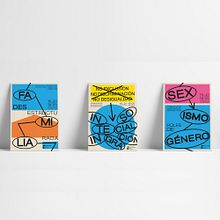 Carteles para jornadas de concienciación social. Un projet de Design , Conception d'affiches, T, pographie , et Design graphique de Raquel Be - 09.01.2022