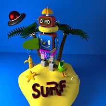 Mi Proyecto del curso: Ilustración 3D con Cinema 4D. 3D, Character Design, 3D Character Design, and 3D Design project by Jose Andres Larraguibel - 07.15.2020
