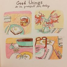 Illustriertes Tagebuch: Tägliche bewußte Übung. Un projet de Illustration traditionnelle , et Dessin de Jenny Gebauer - 07.01.2022