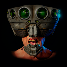 Spider Vision Helmet SPV2. Un proyecto de 3D, Diseño de personajes, Modelado 3D, Diseño de personajes 3D y Desarrollo de videojuegos de Pablo Vietto Ouviña - 10.01.2022