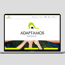 Diseño web para Adaptamos Group . Design web de Símbolo Ingenio Creativo - 01.10.2022