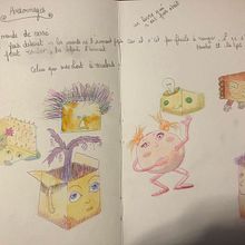 Mon projet du cours : Techniques de dessin pour vaincre le syndrome de la page blanche. Projekt z dziedziny Design, Trad, c, jna ilustracja, Projektowanie postaci, Kreat, wność,  R, sunek i Malowanie akwarelą użytkownika fabiennebegonia - 10.01.2022