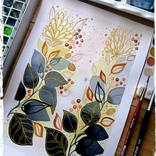 Mi Proyecto del curso: Acuarela floral: conecta con la naturaleza. Projekt z dziedziny Trad, c, jna ilustracja,  Malarstwo, Malowanie akwarelą, R i sunek botaniczn użytkownika Carmen Flores - 10.01.2022