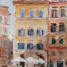 Mi Proyecto del curso: Técnicas modernas para paisajes urbanos en acuarela. Painting, and Watercolor Painting project by Mercedes Alabern - 01.10.2022