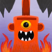 My project in Illustration Techniques and Styles with Procreate course: The Balrog ! :D. Traditional illustration, Digital Illustration, and Digital Drawing project by Andrea Guardavilla - 01.10.2022