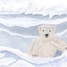 Baby Polar Bear. Un progetto di Disegno digitale di keysdrawings84 - 10.01.2022