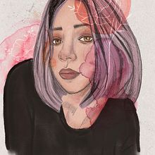 Retrato ilustrado con Procreate. Traditional illustration, Vector Illustration, Digital Illustration, and Portrait Drawing project by Elizabeth Maya - 11.07.2021