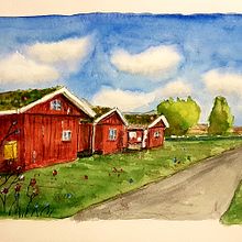 Urlaubserinnerungen. Traditional illustration project by Thorsten Krause - 01.10.2022
