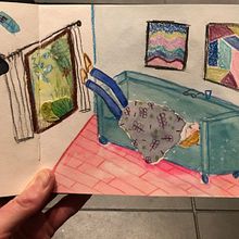 Mijn project van de cursus: Sketchbook om je tekenstijl te verkennen. Un projet de Illustration traditionnelle, Créativité, Dessin, Aquarelle , et Carnet de croquis de floorwillemze - 10.01.2022