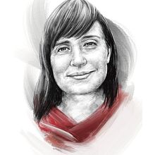 My project in Modern Portraiture with Procreate: Stylize Your Subject course Ein Projekt aus dem Bereich Traditionelle Illustration, Digitale Illustration und Digitale Zeichnung von Paul Ryding - 10.01.2022