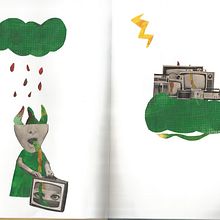 Mi Proyecto del curso: Creación de un scrapbook de ilustración. Traditional illustration, Collage, Paper Craft, Creativit, Bookbinding, DIY, and Sketchbook project by Marina Frankel - 01.11.2022