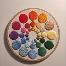 Meu projeto do curso: Pintar com linha: técnicas de ilustração têxtil. Traditional illustration, Embroider, and Textile Design project by Priscila Souza - 08.06.2021