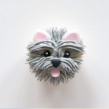 Grey Puppy Cupcake. Design, Arts, and Crafts project by Liz Shim - 01.11.2022