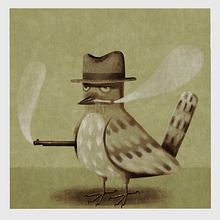 Bad Bird. A study in character design.. Un progetto di Character design, Illustrazione digitale e Illustrazione tradizionale di Gianluca Manna - 11.01.2022