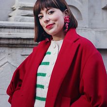 Manteau Fuschia Trend Pattern. Costura projeto de Valentine - 22.12.2021