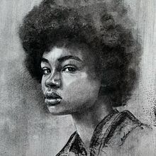 My project in Artistic Charcoal Portraiture: Creating Atmosphere course. Projekt z dziedziny Trad, c, jna ilustracja,  Sztuki piękne,  R, sunek, Portret, R, sunek realist, czn,  R, sunek art, st i czn użytkownika Виктория Биржакова - 08.01.2022