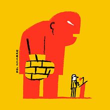 EL PAÍS 2021 / Tribuna de Opinión. Un progetto di Illustrazione tradizionale di Del Hambre - 11.01.2022