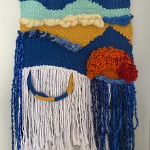 Tapeçaria Das Águas. Un progetto di Design di accessori, Artigianato, Interior Design, Interior Design, Fiber Art e Textile Design di Fernanda Pedrosa - 10.01.2022