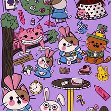 My project in Kawaii-Style Story Illustration course. Traditional illustration, Character Design, and Digital Illustration project by Anastasija - 01.10.2022