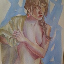 Mi Proyecto del curso: Figura humana en acuarela. Traditional illustration, Fine Arts, Painting, Watercolor Painting, Realistic Drawing, and Figure Drawing project by Mariana Palacios - 01.09.2022