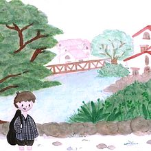 Mi Proyecto del curso: Ilustración en acuarela con influencia japonesa. Traditional illustration, Drawing, and Watercolor Painting project by Alejandra Pérez Díaz - 01.10.2022
