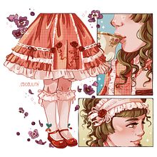 Lolita Snaps. Un progetto di Illustrazione tradizionale, Disegno e Illustrazione digitale di Sara Vilà Cardona - 16.12.2021