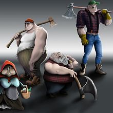 Mój projekt z kursu: Wprowadzenie do projektowania postaci w animacjach i grach wideo. Un projet de Illustration traditionnelle, Animation, Conception de personnages, Jeux vidéo , et Conception de jeux vidéo de kat_lorens - 12.01.2022