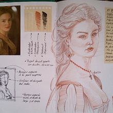 Mi Proyecto del curso: Dibujo de retrato clásico: El método del Renacimiento.  Lucrezia.. Artes plásticas, Desenho, Desenho realista, Desenho artístico, Esboçado, e Desenho de retrato projeto de Ana Maria Aranda - 07.01.2022