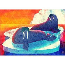 IkiDesigns project van de cursus: Illustreer kleurrijke dieren met Photoshop. Projekt z dziedziny Trad, c, jna ilustracja, Ilustracja c i frowa użytkownika Iki Designs - 11.01.2022