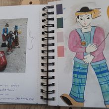 My project in Illustration Techniques to Unlock your Creativity course. Un proyecto de Ilustración tradicional, Pintura, Creatividad, Sketchbook, Diseño, Bellas Artes y Creatividad con niños de Annemieke kieboom - 12.01.2022