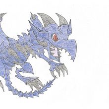 Red Eyes Toon Dragon Drawing. Projekt z dziedziny Trad, c, jna ilustracja, R, sunek ołówkiem,  R, sunek i Sketching użytkownika Scott Parks - 12.01.2022