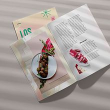 "LA places"- Magazine in Editorial Design 101 course_tatevghulyan. Design, Editorial Design, Graphic Design, T, and pograph project by Tatev Ghulyan - 01.13.2022