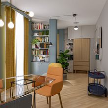 Seguendo passo passo il progetto di Lia ho completato la progettazione dell'appartamento. Interior Architecture, Interior Design, Decoration, Interior Decoration, and Retail Design project by gianlucamazzolani - 01.13.2022